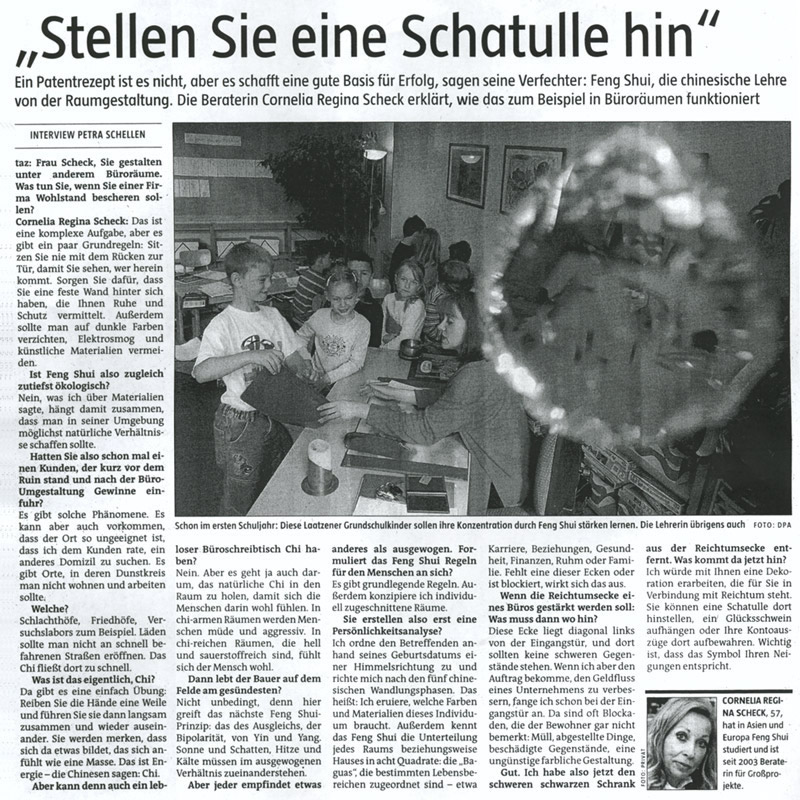 TAZ NORD �ber das Feng Shui Event